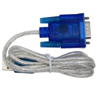 C2G / Cables To Go 26886 USB To DB9 Male Serial Adapter, Blue (0.45 Meters/1.5 Feet)